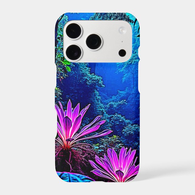 Mystical Glowing Jungle Bloom Design (Back)