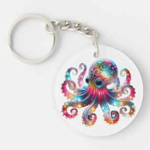 Mystical Glowing Octopus Key Ring