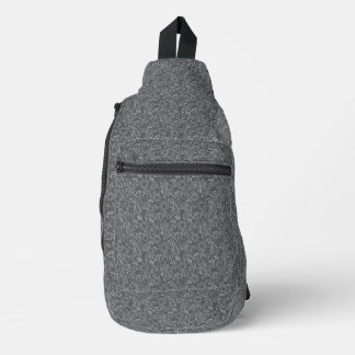 Mystical Grey Blossoms Sling Bag
