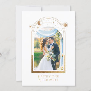 Mystical Happily Ever After Wedding Reception Invitation