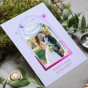 Mystical Happily Ever After Wedding Reception Invitation