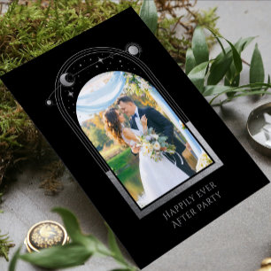 Mystical Happily Ever After Wedding Reception Invitation