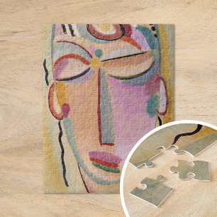 Mystical Head, Meditation   von Jawlensky Jigsaw Puzzle