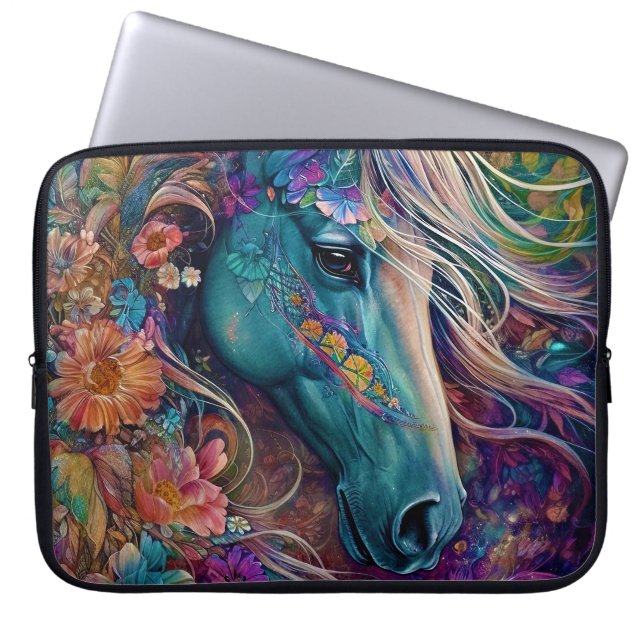 Mystical Horse  Laptop Sleeve (Front)