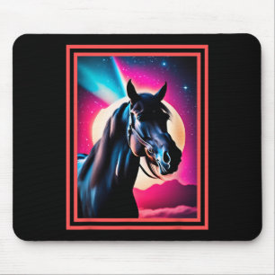 Mystical Horse Lover Horseback Riding Stable Life Mouse Mat