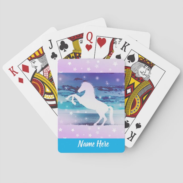 Mystical Horse Playing Cards (Back)