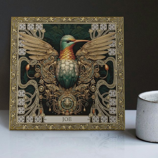 Mystical Hummingbird Tribal Jewel Tribute Tile (Creator Uploaded)