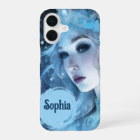 Mystical Ice Queen - Fantasy Winter Goddess Art