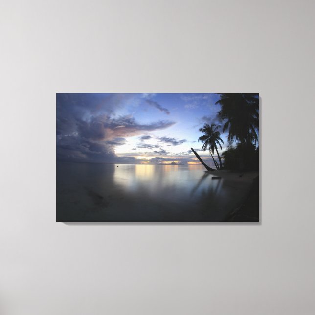 Mystical Island Sphere Canvas Print (Front)
