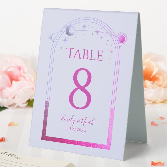 Mystical Lavender Pink Sun Moon Stars Wedding (In SItu (Wedding))