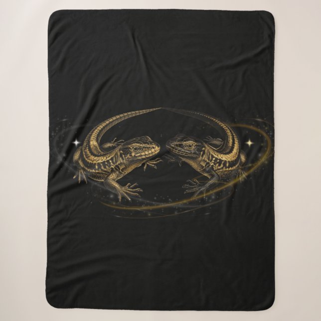 Mystical Lizards blanket (Front)