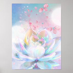 Mystical Lotus Poster