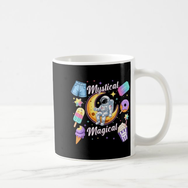 Mystical Magical Retro Aesthetic Space Men Women K Coffee Mug (Right)