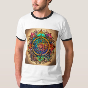 Mystical & Magical Spiritual Logo - Tattoo Style T-Shirt
