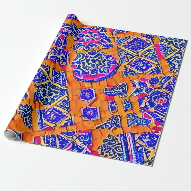 Mystical Marrakech Wrapping Papper Wrapping Paper (Unrolled)