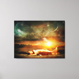 Mystical Mermaid Canvas Print