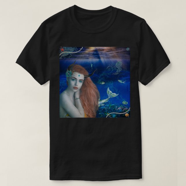 Mystical Mermaid T-Shirt (Design Front)