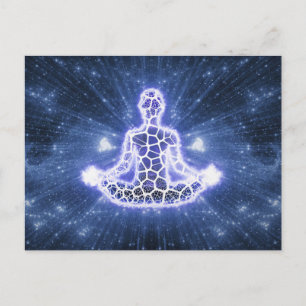 Mystical Metaphysical Meditation Levitation Postcard