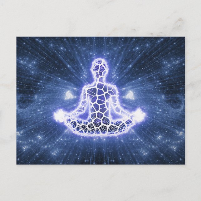 Mystical Metaphysical Meditation Levitation Postcard (Front)