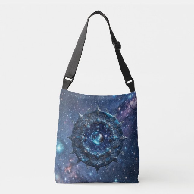 Mystical Milky Way: Crossbody Bag (Front)