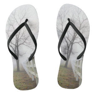 Mystical Misty Morning Flip Flops