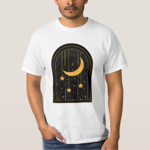 Mystical Moon and Stars Window T-Shirt