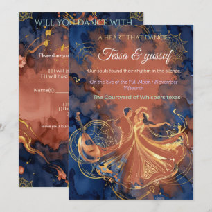 Mystical Moonlit Wedding Invitation