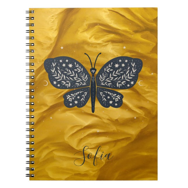 Mystical Moth Celestial Butterfly  Notebook (Front)