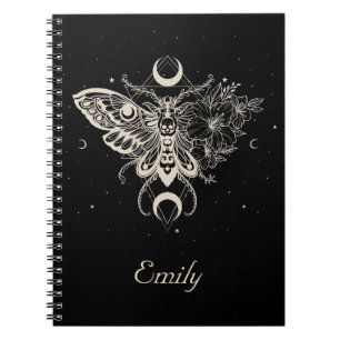 Mystical Moth Celestial Butterfly  Notebook