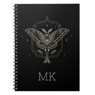 Mystical Moth Celestial Butterfly  Notebook