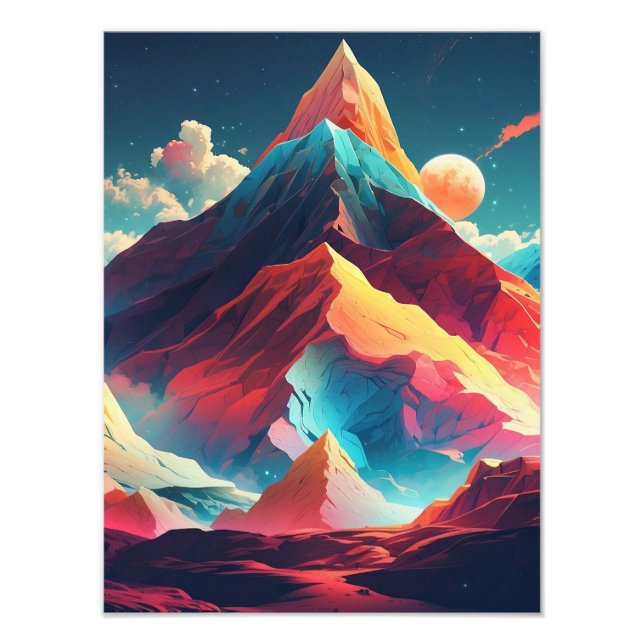Mystical Mountain Escape Photo Print (Front)