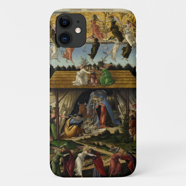 Mystical Nativity by Sandro Botticelli Case-Mate iPhone Case (Back)