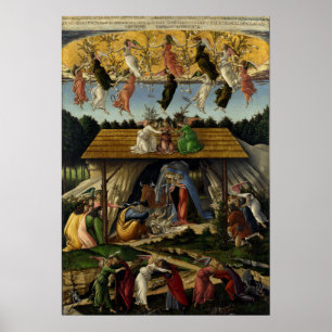 Mystical Nativity by Sandro Botticelli Poster