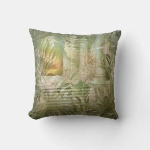 Mystical nature patterns for trendy home décor cushion