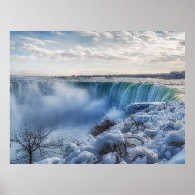 Mystical Niagara Falls Photograph Poster (Front)