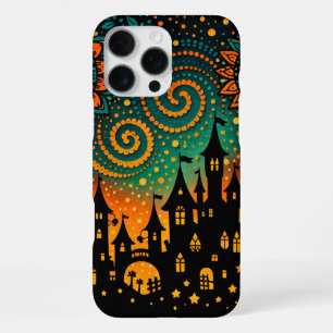 Mystical Night Castle Silhouette iPhone 16 Pro Max Case