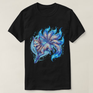 Mystical Nine Tailed Fox Fantasy Spirit Anime Artw T-Shirt