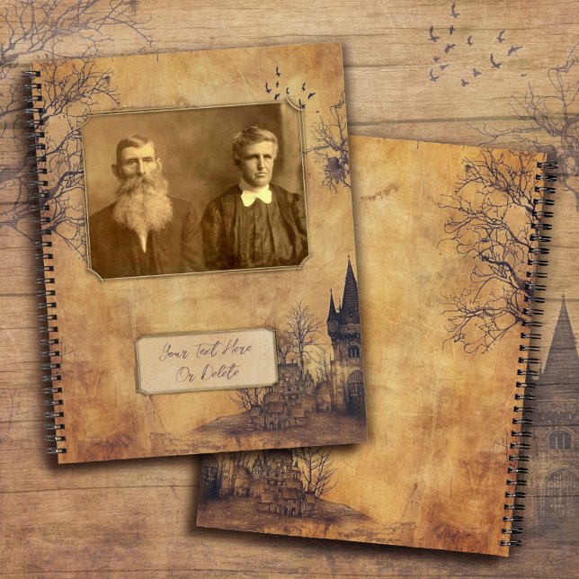 Mystical Old Fashioned Vintage Notebook Template (Creator Uploaded)