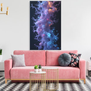 Mystical Organic Structure 3D Render Canvas Print