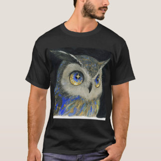 Mystical Owl Graphic Men's T - Shirt