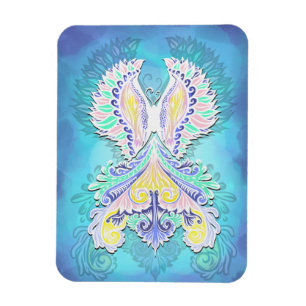 Mystical Pastel Butterfly Ethereal Boho Fantasy Magnet