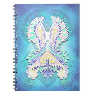 Mystical Pastel Butterfly Ethereal Boho Fantasy Notebook