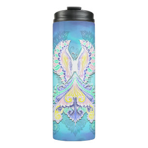 Mystical Pastel Butterfly   Ethereal Boho Fantasy  Thermal Tumbler