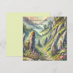 Mystical Path & Quote Card