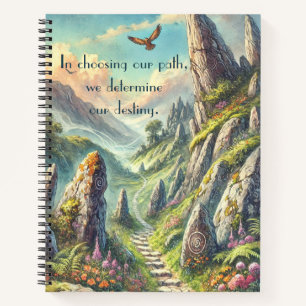 Mystical Path & Quote Notebook