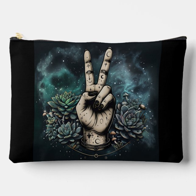 Mystical Peace Accessory Pouch (Front)