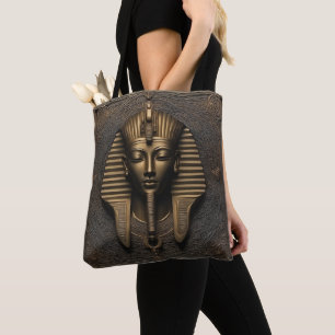 Mystical Pharaoh Tote - Luxurious Retro Elegance Bag