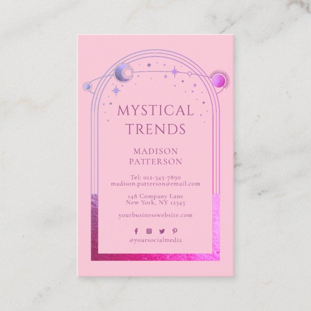 Print Your Purple Moon Business Cards Online | Zazzle UK
