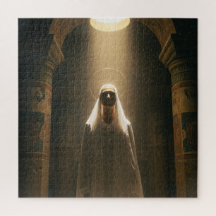 Mystical Pure Spirit in Ancient Unknown Temple Jigsaw Puzzle