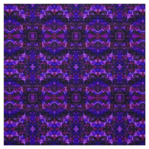 Mystical Purple Abstract Alcohol Ink Art Fabric